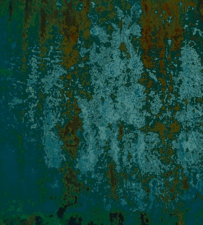 Lustre Fabric by Arley House Turquoise / Coral