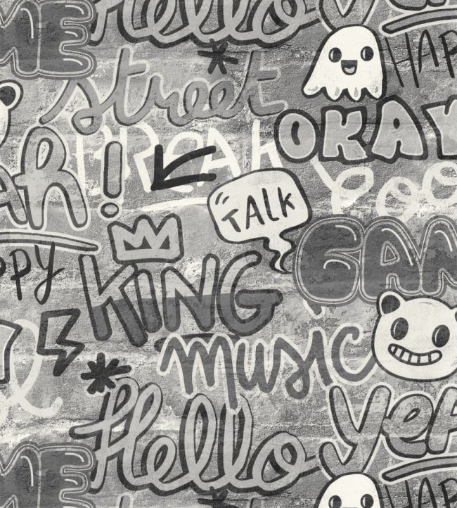 Make It Fun Wallpaper by Caselio Noir et Blanc