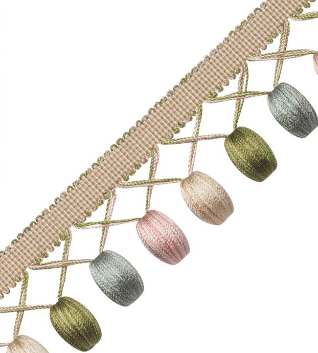 Margaux Beaded Fringe Trimming by Samuel & Sons Fleurs D'Ete