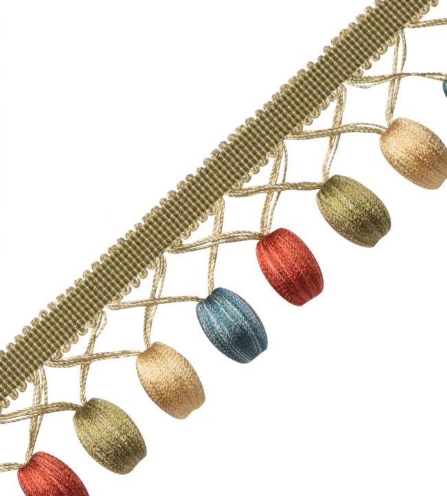 Margaux Beaded Fringe Trimming by Samuel & Sons Mandarine