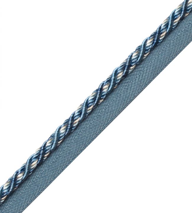 Margaux Cord With Tape Trimming by Samuel & Sons Bleuet