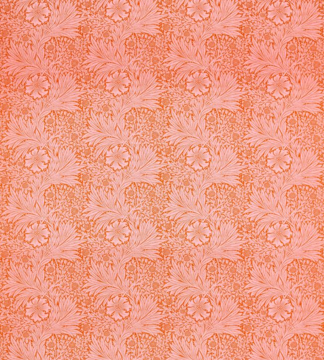 Marigold Fabric by Morris & Co Orange/Pink