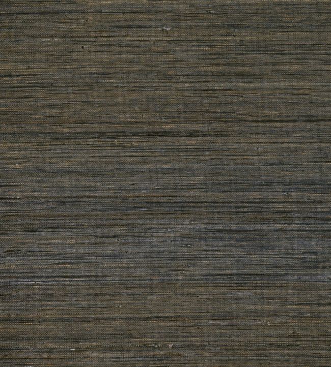 Raffia Wallpaper by Mark Alexander Gunmetal
