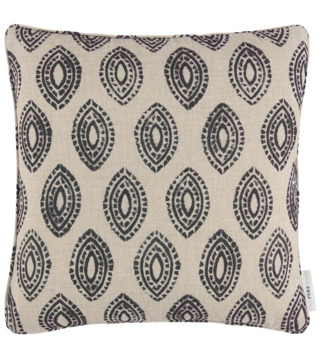 Marra Cushion 43 x 43cm by The Pure Edit Charcoal