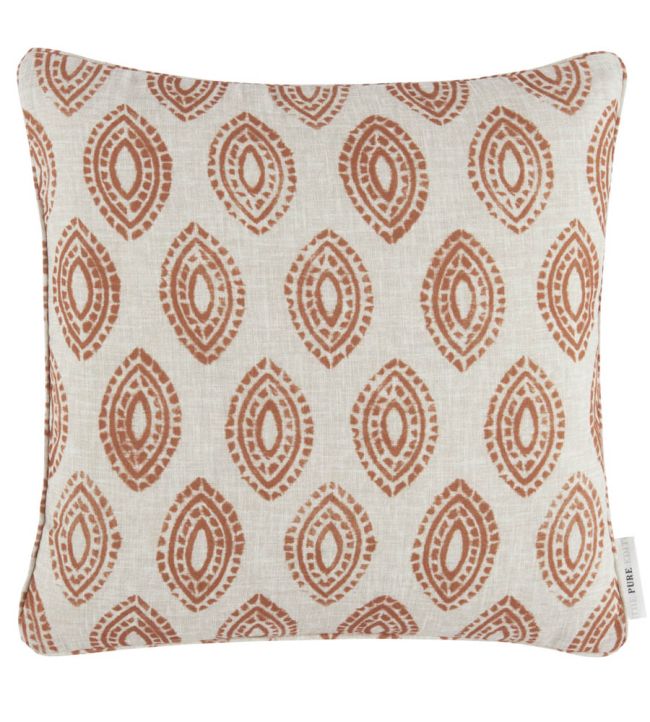 Marra Cushion 43 x 43cm by The Pure Edit Persimmon
