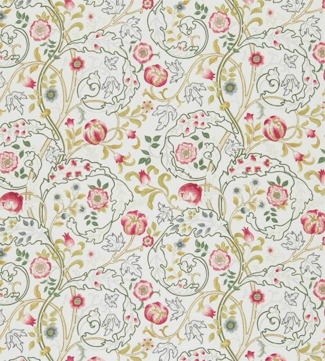 Mary Isobel Fabric by Morris & Co Pink/Ivory