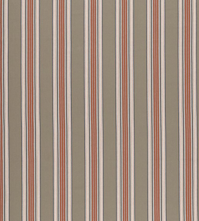 Marylebone Fabric by Clarke & Clarke Navy/Rouge