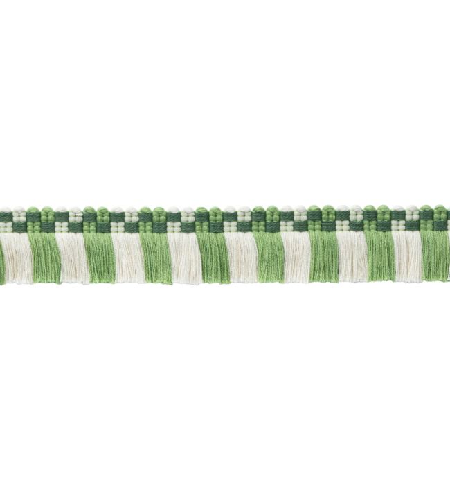 MDS Check Brush Fringe Trimming by Samuel & Sons Leaf