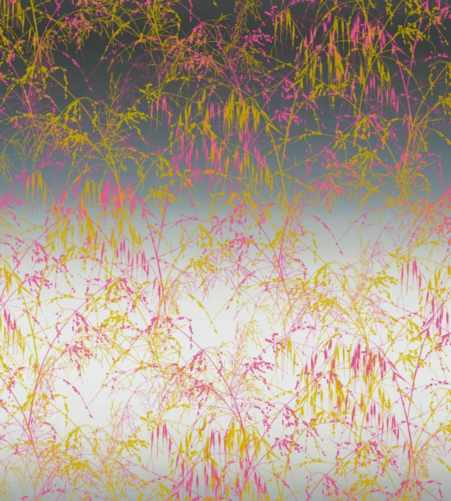 Meadow Grass Fabric by Harlequin Mist/Fluoro