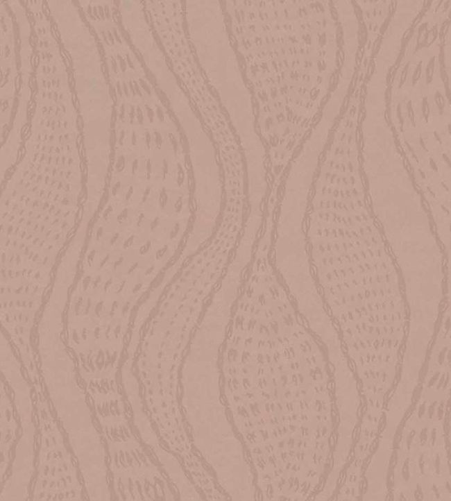 Meandering Lines Wallpaper by Eijffinger Orange/Terracotta
