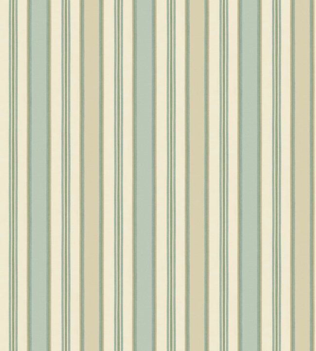 Melbourne Stripe Wallpaper by GP & J Baker Aqua