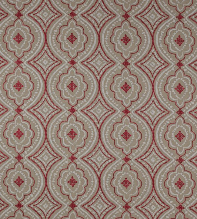 Menara Fabric by Jane Churchill Red