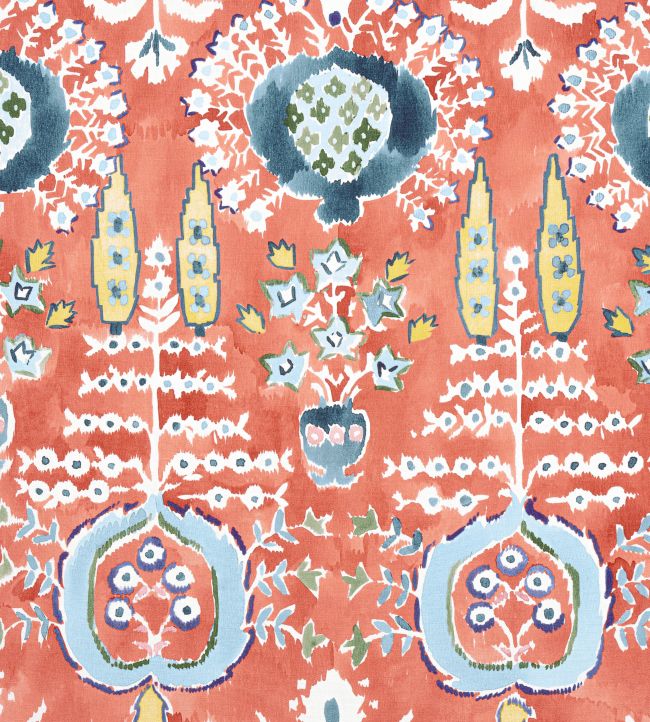 Mendoza Suzani Fabric by Thibaut Coral
