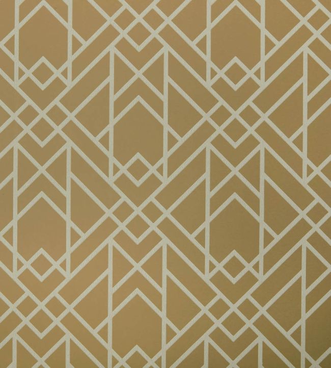 Metro Wallpaper by 1838 Wallcoverings Mustard