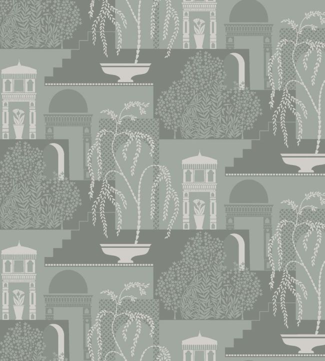 Mimi Wallpaper by Borastapeter Green