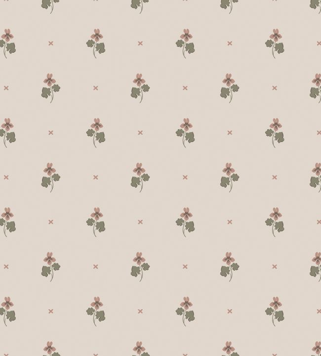 Mimi Wallpaper by Sandberg Blush