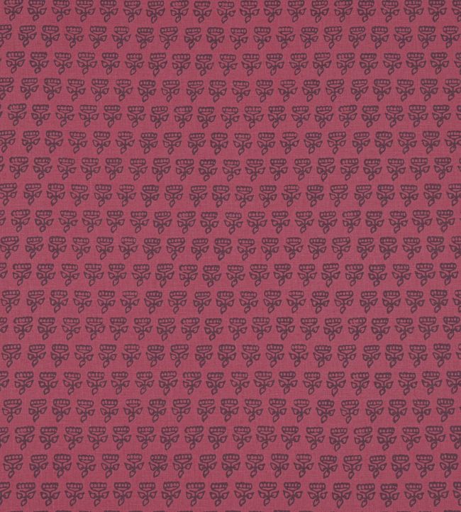 Mimi Fabric by Thibaut Raspberry