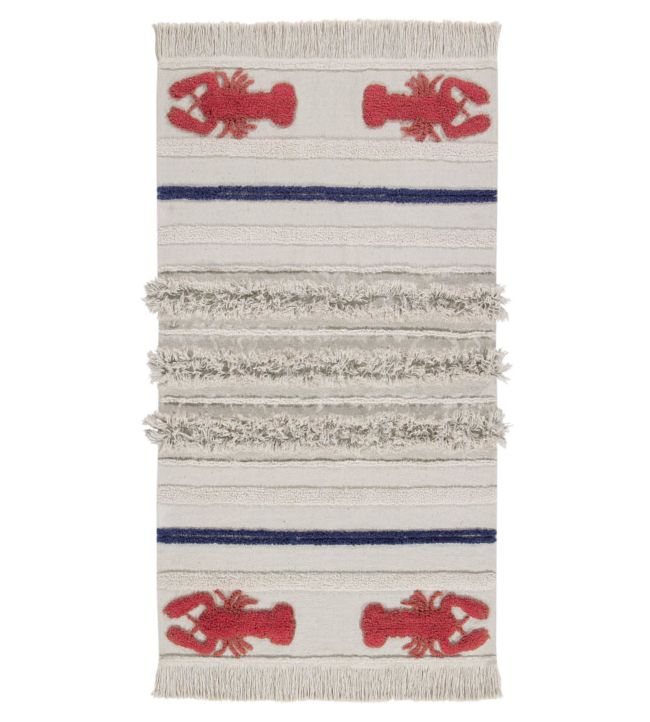 C-MINILOB-XS-Mini Lobster-Rugs-Natural-Brick Red Natural-Brick Red