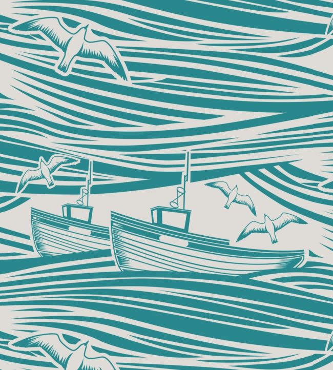 Whitby Wallpaper by Mini Moderns Lido