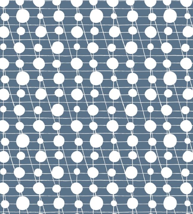 Pavilion Wallpaper by Mini Moderns Washed Denim