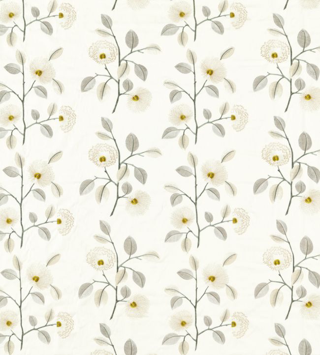 Monique Fabric by Clarke & Clarke Natural/Pewter