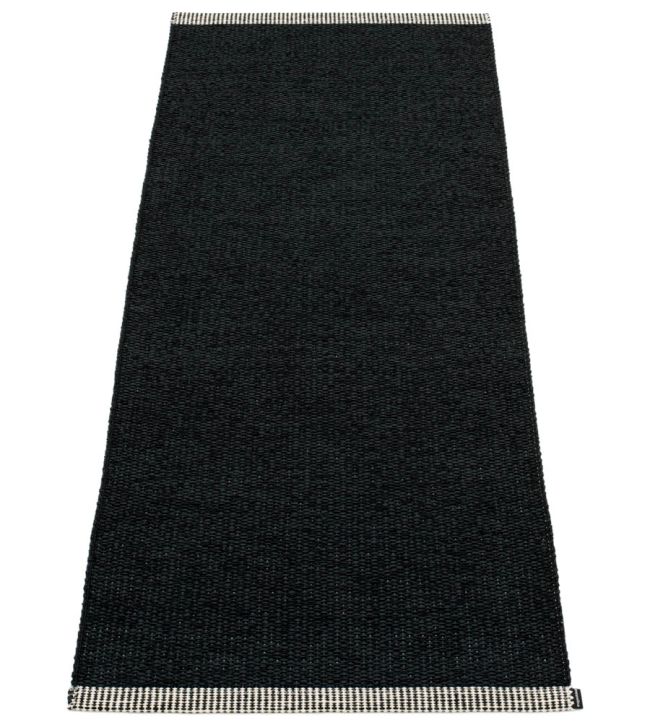 MNX615-60 x 150cm-Mono-Rugs-Black Black