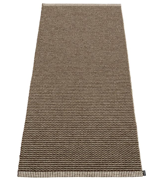 Pappelina Mono rug Dark Brown/Dark Linen MN6F615 Dark Brown/Dark Linen