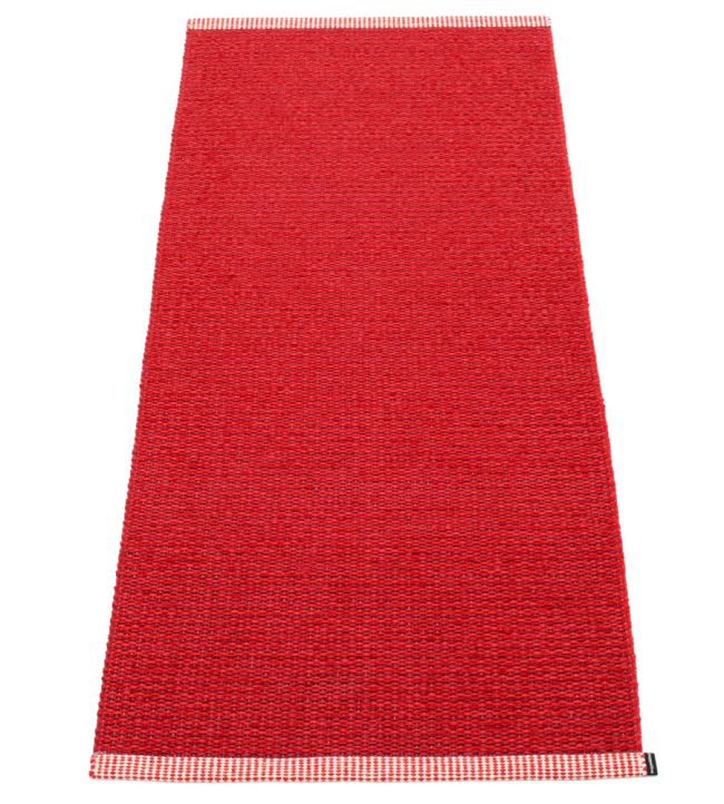 Pappelina Mono rug Dark Red/Red MN2A615 Dark Red/Red