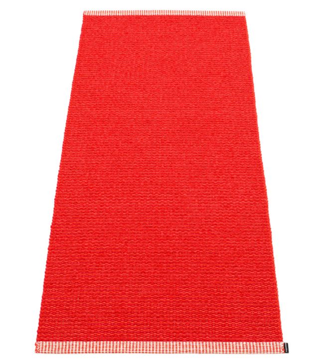 Pappelina Mono rug Red/Coral Red MN2615 Red/Coral Red