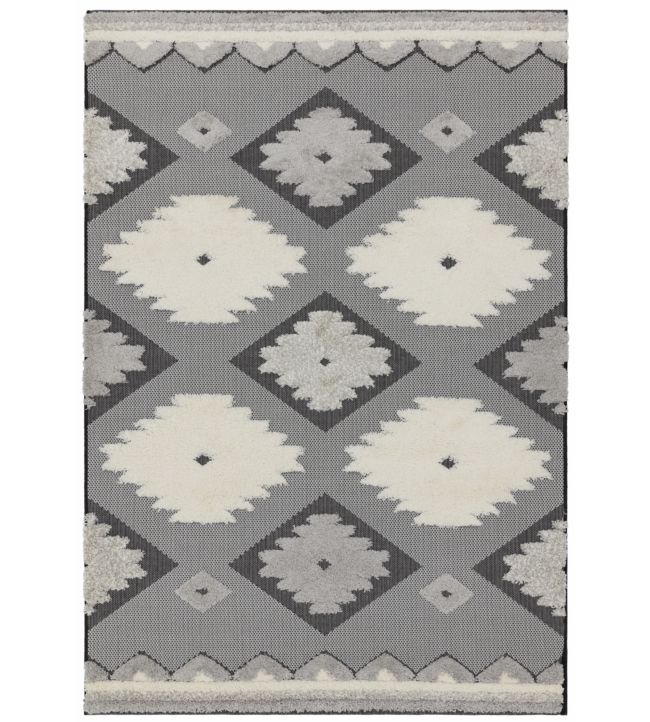 MONT-01-80150-Monty Tribal-Rugs-Black Cream Black Cream
