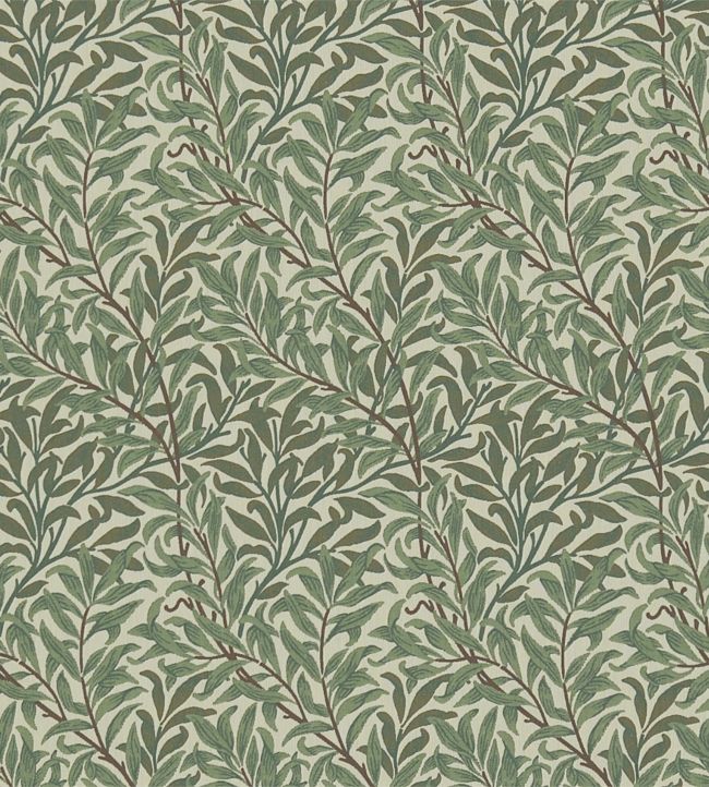 Willow Bough Fabric by Morris & Co Forest/Thyme