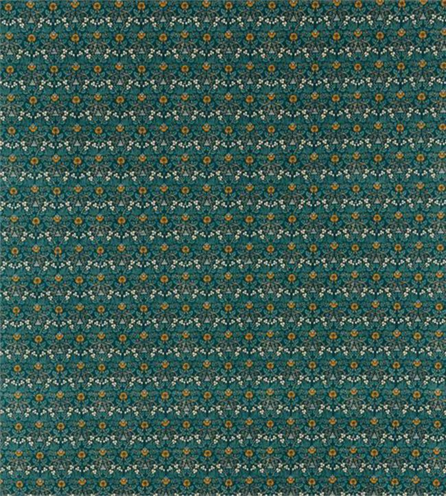 Eye Bright Fabric by Morris & Co Teal