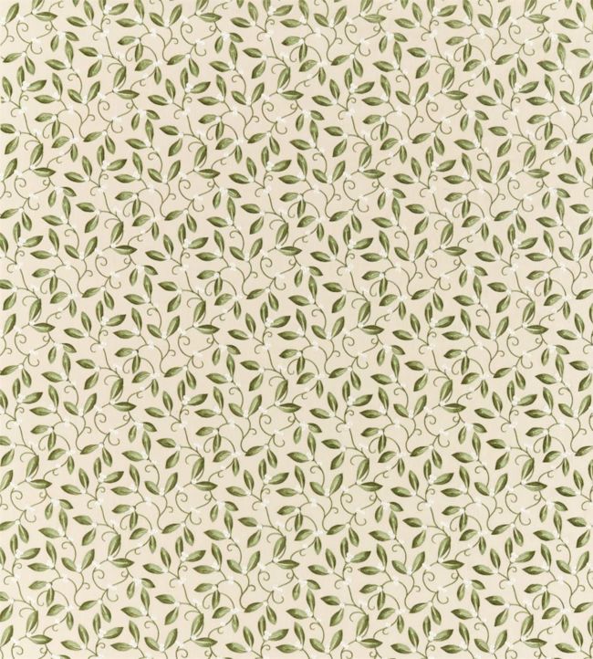 Mistletoe Embroidery Fabric by Morris & Co Artichoke