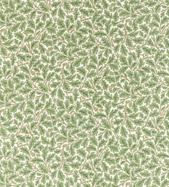 Oak Fabric by Morris & Co Forest / Cream