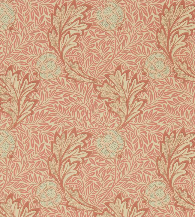 Apple Wallpaper by Morris & Co Rust Gold