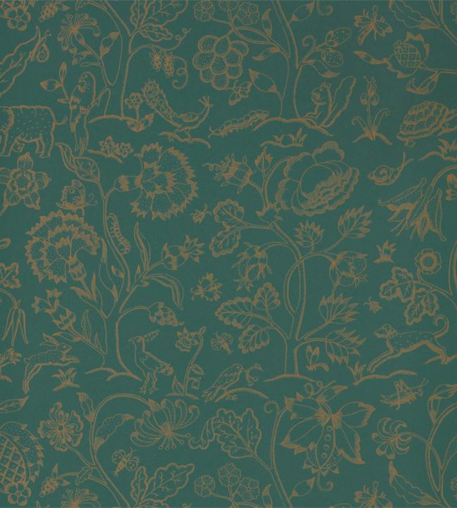 Middlemore Wallpaper by Morris & Co Moss Gold