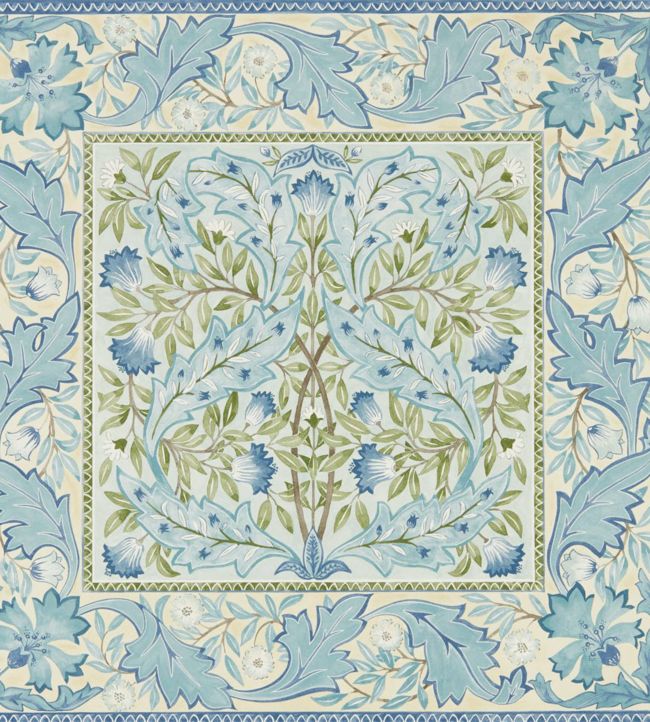 Wilhelmina Wallpaper by Morris & Co Indigo