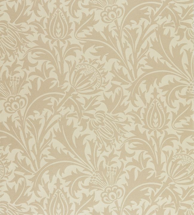 Pure Thistle Wallpaper by Morris & Co Linen