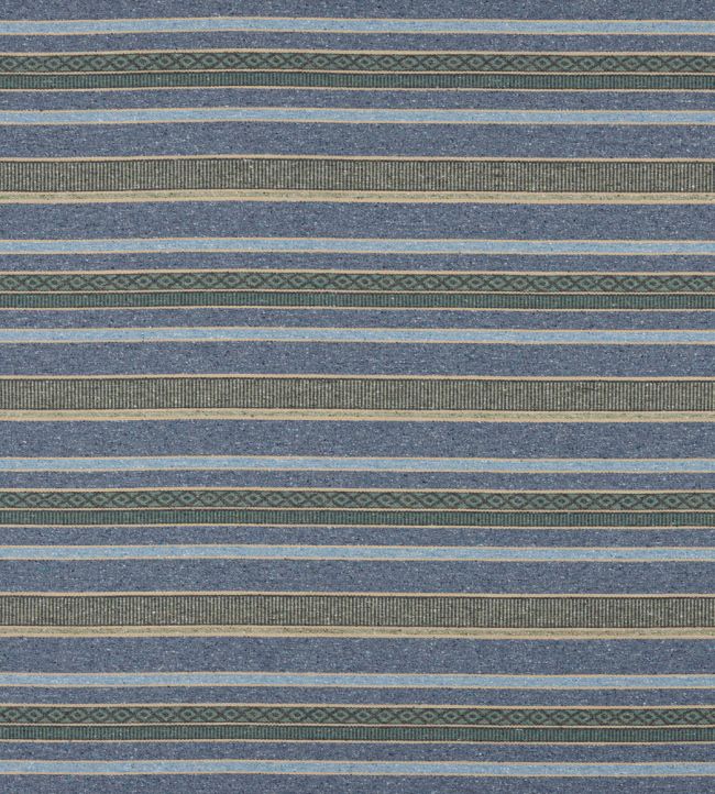 Morro Stripe Fabric by Jane Churchill Blue