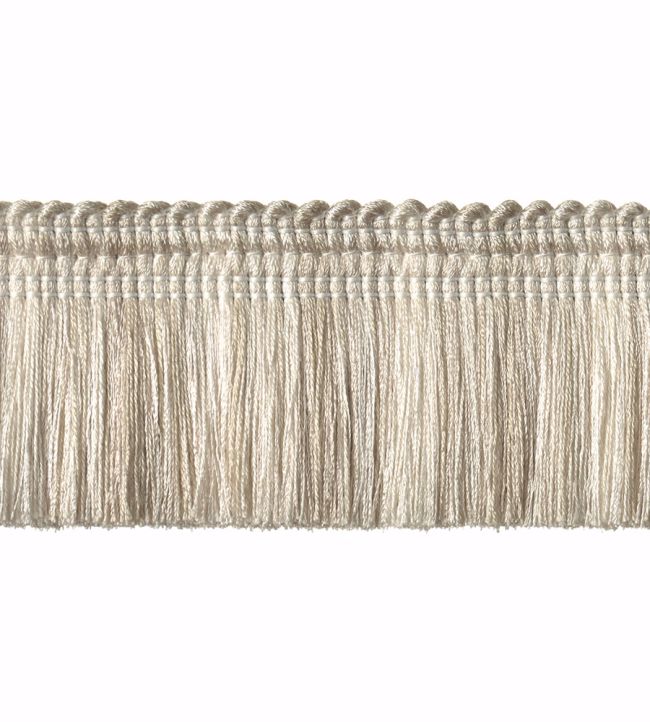 Moss Fringe 50mm Trimming by Houles Blanc Hermine