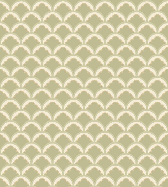Mount Temple Small Wallpaper by GP & J Baker Sage