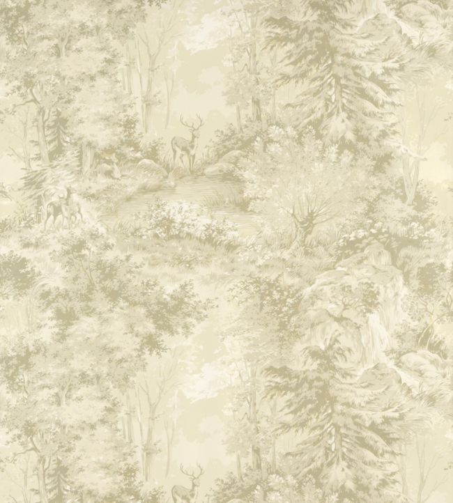 Torridon Wallpaper by Mulberry Home in Charcoal | Jane Clayton