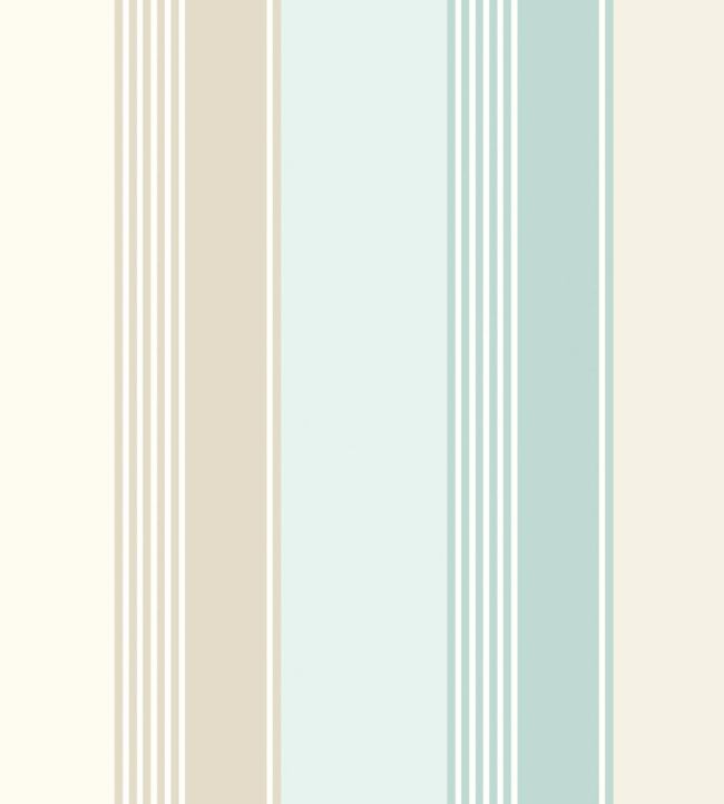Multi Stripe Wallpaper by Ohpopsi Turquoise