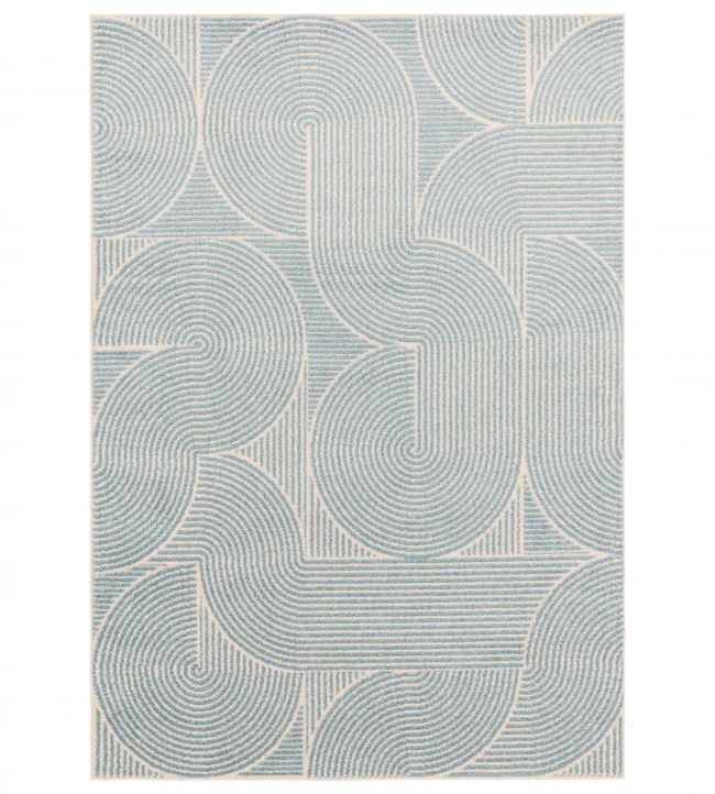 Asiatic Muse Swirl rug Blue MU02-80150 Blue