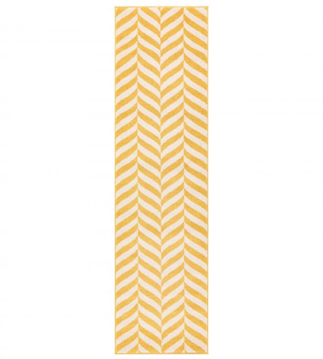 Asiatic Muse Chevron Runner rug Yellow MU08-60240 Yellow