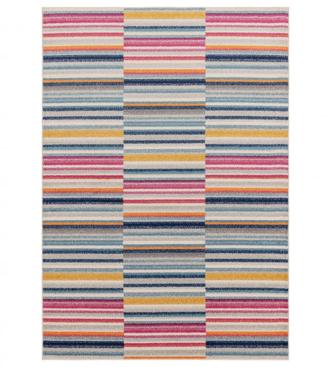 Asiatic Muse Stripe rug Multi-coloured MU06-80150 Multi-coloured