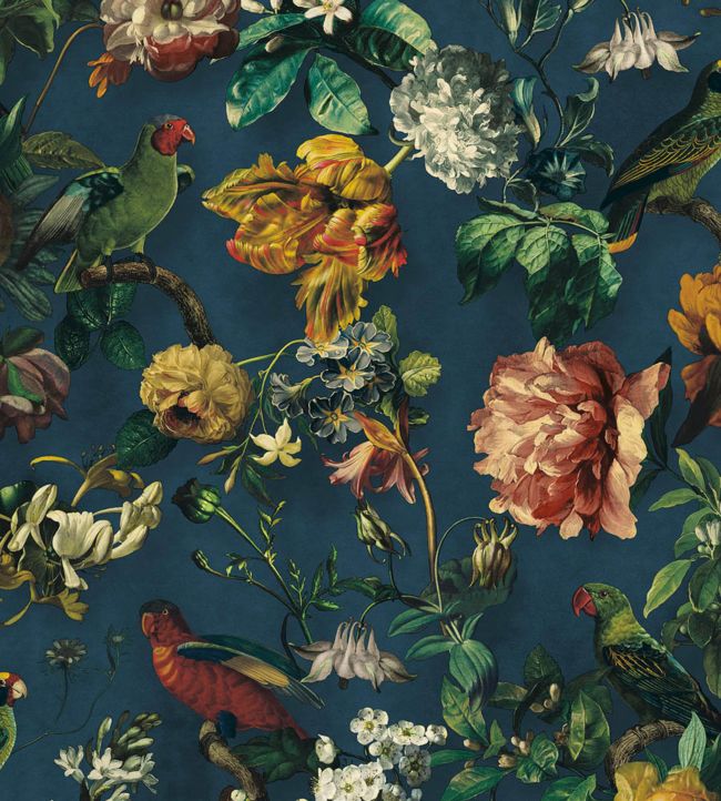 Floral design wallpaper discount