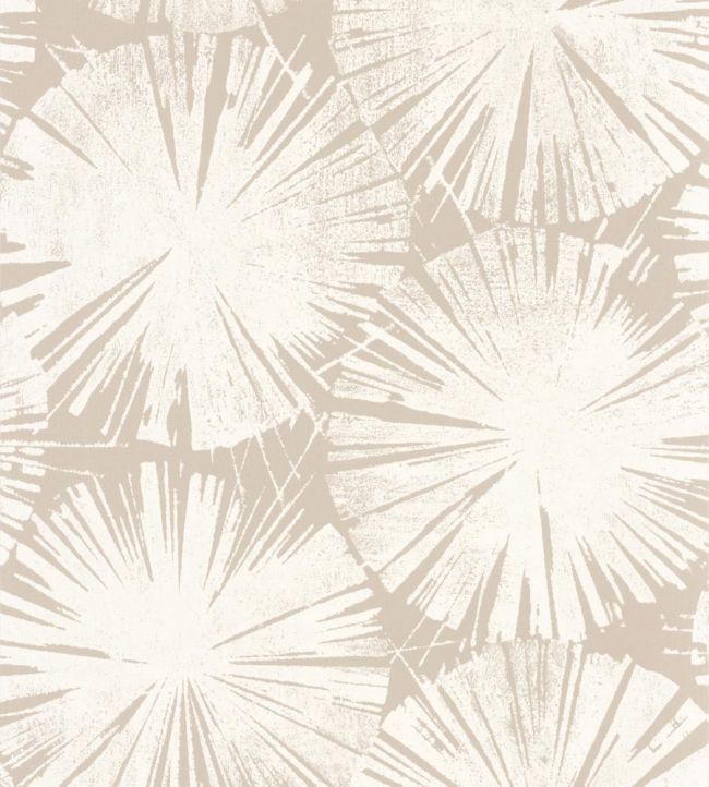Nenuphar Wallpaper by Casadeco Beige Lin