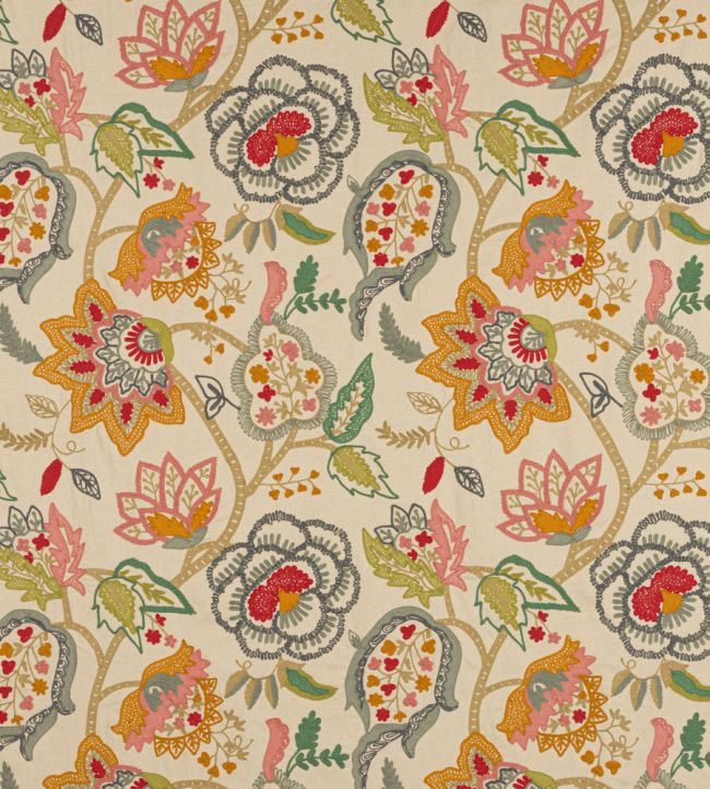 Nerello Fabric by Colefax and Fowler Pink/Gold