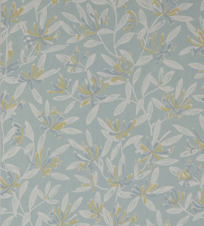 Nerissa Wallpaper by Jane Churchill Aqua